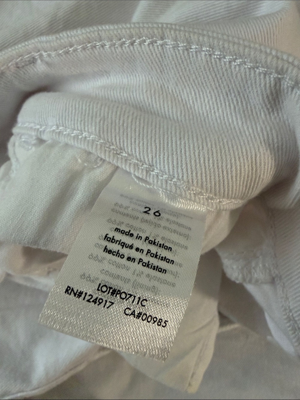 WeWoreWhat White High-Rise Frayed Hem Denim Shorts - Picture 3 of 5